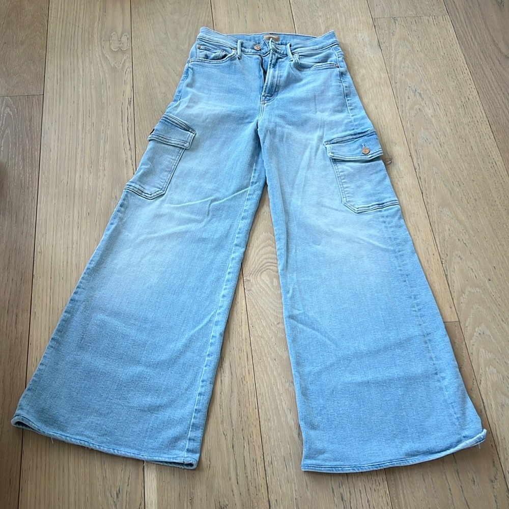 Mother The undercover cargo high rise denim size 25